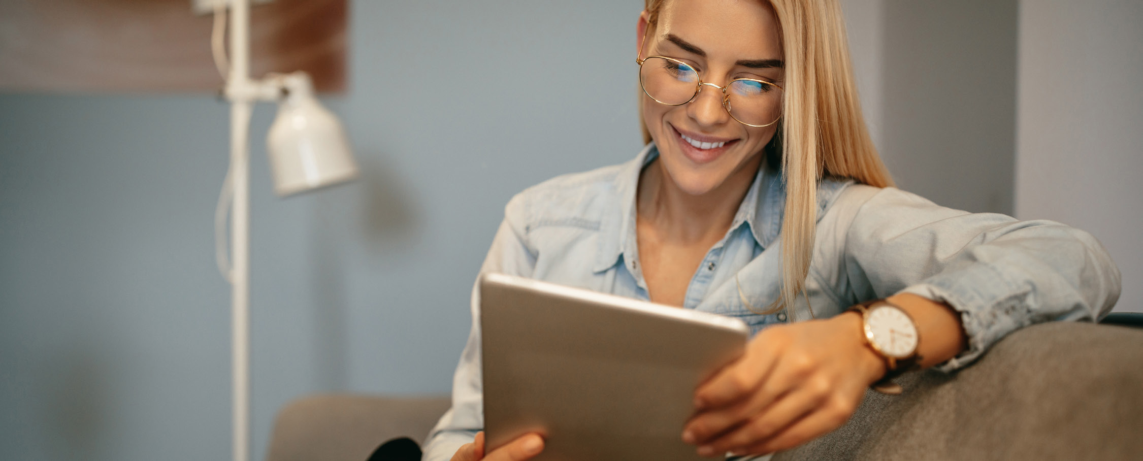 woman reading a case training related study